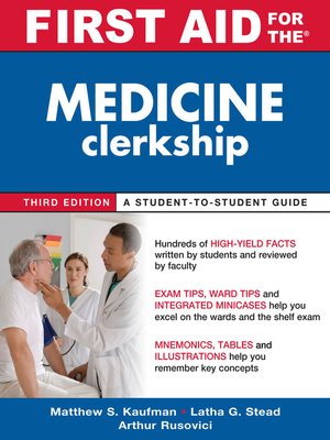 cover image of First Aid for the Medicine Clerkship